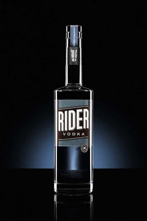 Rider Vodka for Dark Horse Distillery. Shot by 8183 Studio. Commercial Photography Studio, Dark Horse, Commercial Photography, Vodka Bottle, Vodka, Food Photography, Drinks