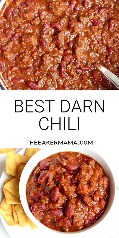 American Chilli Recipe, The Best Chilli On Earth, Chili With Masa Harina, Home Style Chili, The Best Chili On Earth, Chili Brick Recipes, Non Spicy Chili Recipe, Plain Chili Recipe, Real Chili Recipe