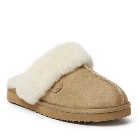 Dearfoams Women's Fireside Water Resistent Sydney Shearling Scuff Slipper Best Slippers, Shearling Slippers, Sheepskin Slippers, Clog Slippers, Comforters Cozy, Slide Slipper, Womens Slippers, Clothing And Shoes, Memory Foam