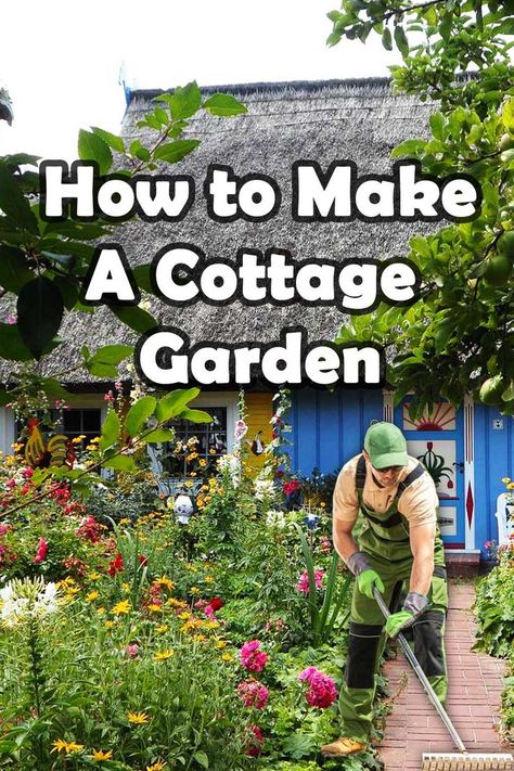 Looking to create a charming cottage garden that's full of color and character? This step-by-step guide has got you covered! From selecting the perfect plants and flowers to creating a natural layout, you'll discover all the tips and tricks you need to bring your dream garden to life. With its breath taking beauty and old-world charm, a cottage garden is the perfect addition to any home. So why wait? Get started today and watch your garden flourish! Cottage Garden Hardscape, Cottage Garden Design Layout Landscaping, Cottage Gardens Uk, Cottage Gardens Front Yard, English Cottage Style Garden, English Cottage Garden Design Layout, English Garden Ideas Layout, Cottage Garden Layout, Shire Garden