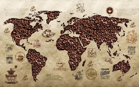 Coffee Beans World Map Wallpaper Cafe Shop Wall Mural Easy - Etsy Canada Restaurant Wall Mural, Wallpaper Cafe, Map Wall Mural, 3d Wallpaper Mural, Modern Mural, World Map Wallpaper, Coffee World, Map Wallpaper, Fish Wallpaper