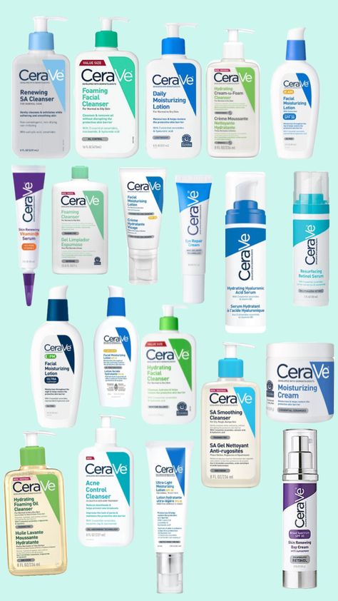 Cera Ve Aesthetic, Cera Ve, Cleanser Products, Hygiene Essentials, Cerave Skincare, Makeup Beginner, Morning Night Routine, Men Skin Care, Men Skin Care Routine