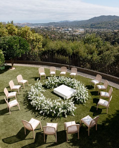 Hensley Event Resources | ✨ Micro Weddings, Maximum Impact ✨ Who says micro weddings can’t be jaw-dropping? Imagine an intimate setting with luxurious rentals,... | Instagram Circle Wedding Seating, Wedding Ceremony Setup, Small Weddings Ceremony, Baby Event, Venue Inspiration, Micro Weddings, Gray Wedding, Intimate Wedding Ceremony, Wedding Ceremony Flowers