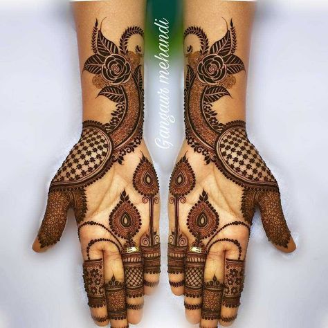 25+ Gorgeous Rakshabandhan Mehndi Designs 2019 | Latest Rakhi Mehndi Design Images  – Gorgeously Flawed Peacock Henna, Rajasthani Mehndi, Mehandhi Designs, Rajasthani Mehndi Designs, Modern Mehndi, Indian Mehndi Designs, Mehndi Designs 2018, Mehndi Images, Stylish Mehndi