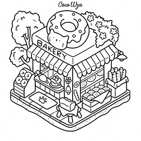 Kleurplaat Coco Wyo Coco Wyo Little Corner, Little Corner Coloring Book, Coco Wyo Coloring Pages, Food Coloring Pages Free Printable, Cute Coloring Pages Aesthetic, Coco Wyo Coloring, Coloring Pages Aesthetic, Pages Aesthetic, Coco Wyo