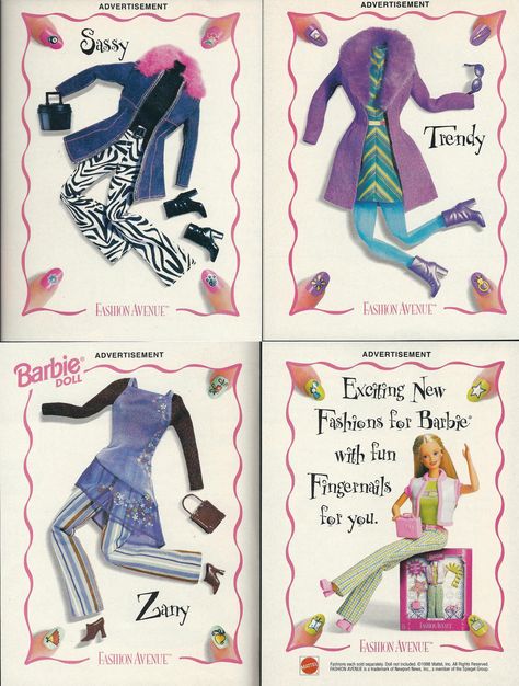 Barbie Merch, School Barbie, Vintage Web Design, Doll Magazine, 2000s Barbie, 90s Barbie, 2000s Pink, Barbie Box, Barbie 2000