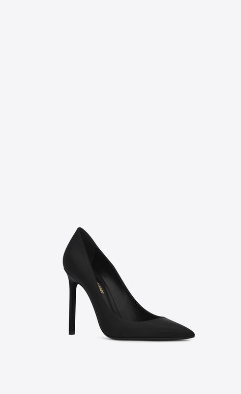 Black Boots Heels, Hill Shoes, Wristwatch Fashion, Ysl Shoes, Saint Laurent Shoes, Girls Black, Material Girls, High Heels Stilettos, Shoes Booties