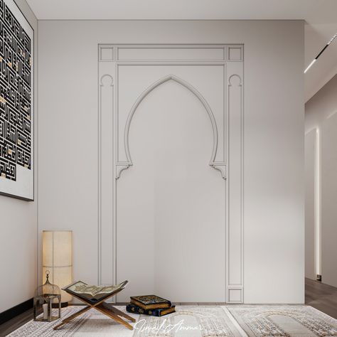 Praying Corner in a Master Room. Oman 🇴🇲 Praying Corner, Muslim Prayer Rug, Accent Wall Designs, Parents Room, Master Room, Wall Designs, Islamic Prayer, Prayer Room, Prayer Rug