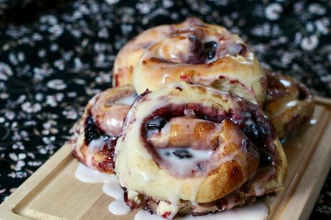 Spiced elderberry buns - National Garden Scheme Elderberry Muffins, Glace Icing, Foraging Recipes, Dough Ingredients, Bun Recipe, White Flour, Salted Butter, Melted Butter, Yeast