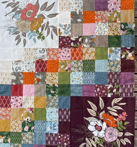 Slow Stroll Quilt, City Sampler Quilt, Thompson Street Studio Quilt, Jelly Roll Race Quilt With Applique, Applique Sampler Quilts, Halloween Sampler Quilt, Fall Writing, Panel Ideas, Patchwork Ideas