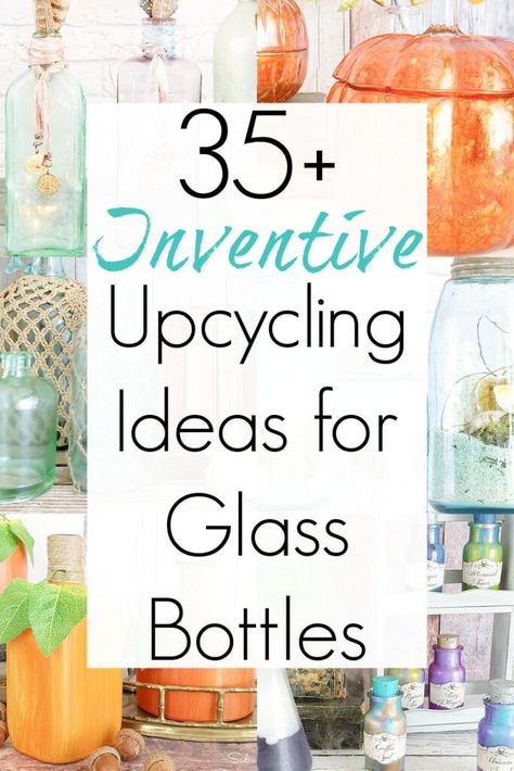 Repurposing Glass Bottles, How To Paint Glass Bottles Diy, What To Do With Old Bottles, Glass Bottle Windows, How To Stain Clear Glass Bottles, Recycled Glass Jars Ideas, Old Glass Bottles Ideas Decor, Crafts With Small Glass Bottles, Glass Bottle Upcycling