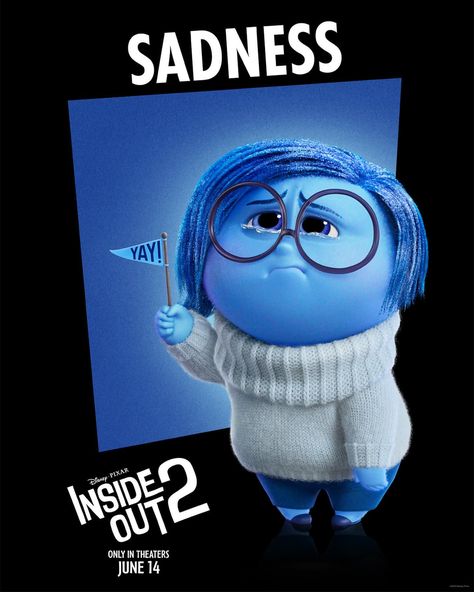 We can’t contain our emotions 😍 Welcome back Joy, Sadness, Anger, Fear & Disgust in Disney & Pixar’s #InsideOut2, only in theaters June 14. | אינסטגרם Inside Out Poster, Inside Out2, Inside Out Emotions, Movie Inside Out, Inside Out Characters, Character Posters, Disney Inside Out, Inside Out 2, Amy Poehler