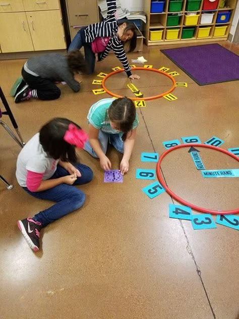 Learning To Tell Time, Grade 2, Time Lessons, Math Materials, Math Measurement, Teaching Time, Math Time, Math Workshop, Math Stations