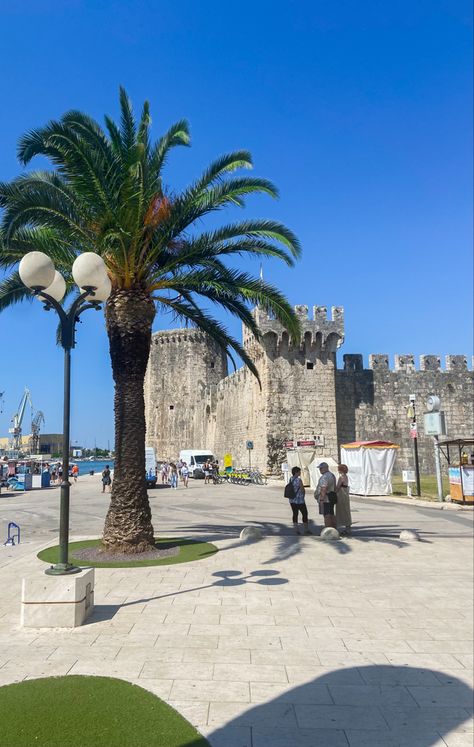 Trogir Aesthetic, Croatia Trogir, Croatian Summer, Places Aesthetic, Trogir Croatia, Euro Travel, Croatia Summer, Dominic Cooper, Zadar