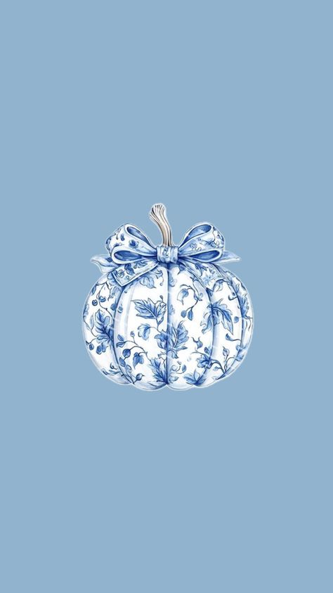 #coquette #blue #pumpkin #wallpaper Coquette Pumpkin, Cell Phone Backgrounds, Coquette Blue, Pumpkin Wallpaper, Cellphone Background, Blue Pumpkin, Pumpkin Painting, Painted Pumpkins, Phone Backgrounds