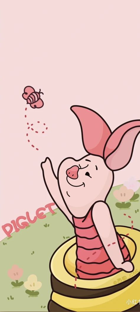 Winnie Phoo, Disney Piglet, Piglet Winnie The Pooh, Njoy Obs, Wallpaper Iphone Boho, Cute Piglets, Favorite Wallpaper, Winnie The Pooh Pictures, Cartoon Disney