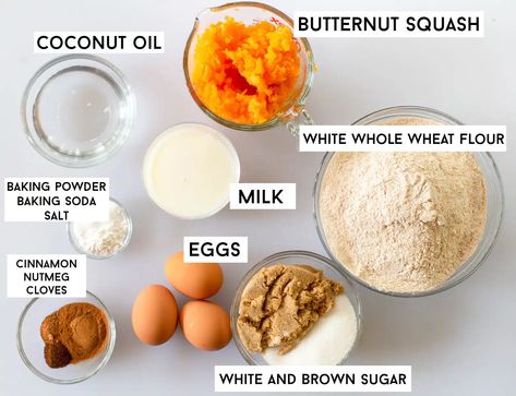 Butternut Squash Benefits, Butternut Squash Muffins, Squash Muffins, Butternut Squash Puree, Squash Puree, Pumpkin Coffee Cakes, Pumpkin Coffee, Fall Spices, Pumpkin Muffins