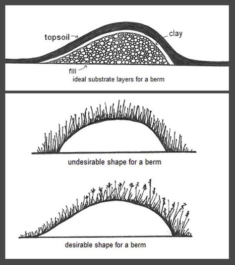 how to build a berm | Gardening & Landscaping- I | Pinterest | How ... Front Landscaping, Rain Garden, Top Soil, University Of Minnesota, Yard Work, Lawn And Garden, Outdoor Projects, Urban Landscape, Permaculture