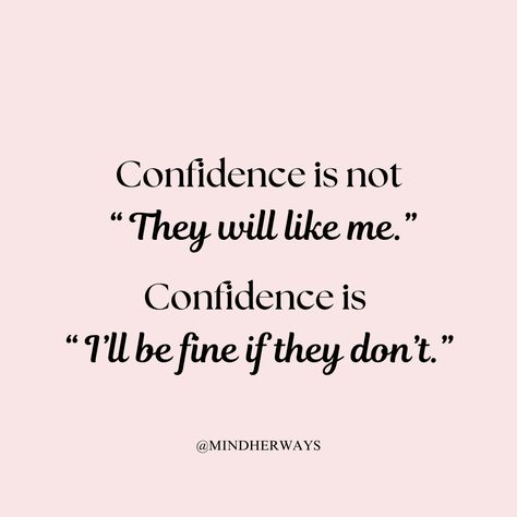 Comment✨️if you agree!⁠ ⁠ Follow @mindherways to become your most confident versions⁠ ⁠ #mindherways #mindset #bosslady #viral #inspirational #women #woman #quotes #empoweringwomen #femaleempowerment #selfawareness #motivationwomen Confidence Is The Best Outfit Quotes, Self Made Quotes Woman Life, Quotes On Being Confident, Quotes To Make You Confident, Boss Mindset Quotes, Motivation Confidence Quotes, Hype Woman Quotes, Quotes To Make You Feel Confident, Quotes For Self Love And Confidence