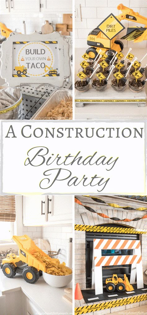 Construction Party for Lucas’ 4th Birthday | Simply Beautiful By Angela Construction Zone Birthday Party, Construction Themed Birthday Party, Construction Theme Birthday Party, 2nd Birthday Party For Boys, Construction Theme Party, Boy Birthday Party Themes, 2nd Birthday Party Themes, Birthday Themes For Boys, Construction Birthday Parties