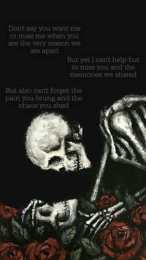 Skeleton Love Quotes, Love Is Dangerous Quotes, Skeleton Quotes, Dangerous Quotes, Demonic Quotes, Skull Pics, Skull Quote, Skeleton Love, Holding Heart