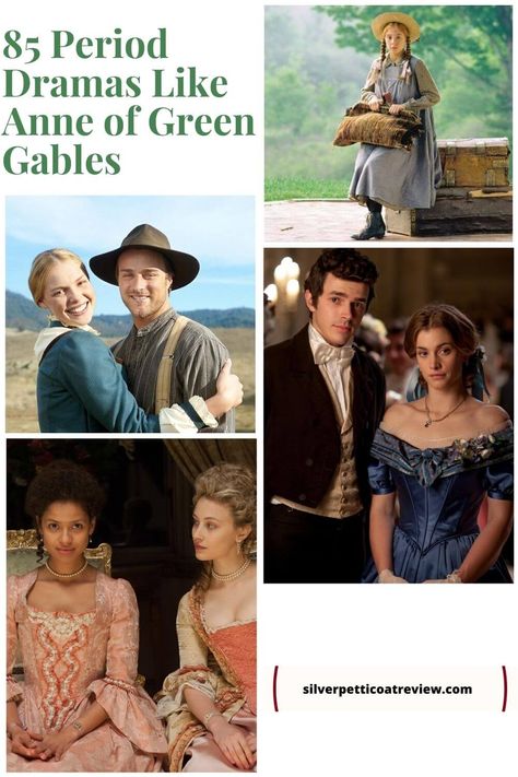 Anne Of Green Gables Characters, Cottagecore Tv Shows, Edwardian Movies, Period Movies To Watch, Cottagecore Movies, Anne Of Green Gables Christmas, Anne Of Green Gables Aesthetic, Anne Of Green Gables 1985, Period Romance Movies