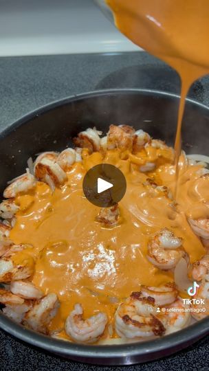 Camarones en Crema de Chipotle 🍤🌶 | Camarones en Crema de Chipotle 🍤🌶 | By Selene24Facebook Recetas Keto, Sea Food, Mexican Recipes, Fish Dishes, Mexican Food, Seafood Recipes, Mexican Food Recipes, Seafood, Fish