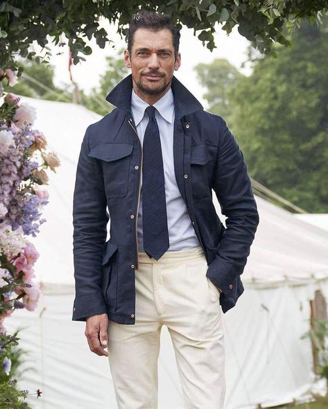 Private White V.C. on Instagram: “The Linen Field Jacket: Limited Edition of only 50 units in navy 100% Irish linen. Protect the NHS & support British manufacturing. 35% of…” David Gandy Style, Masculinity Quotes, Quotes Empowering, Gents Fashion, Empowering Words, What To Wear Today, David Gandy, Safari Jacket, Mens Fashion Suits