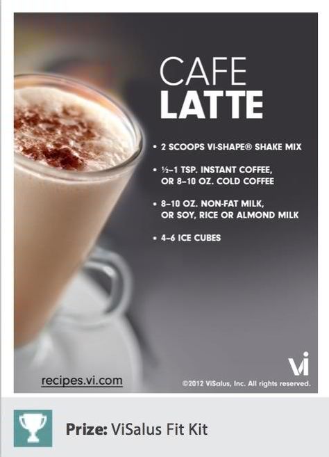 Cafe Latte Body by Vi shake recipe! http://ImLosingWeight.myvi.net Cafe Latte Recipe, Health Shakes, Coffee Shake, Body By Vi, Herbalife Recipes, Healthy Shakes, Protein Shake Recipes, Meal Replacement Shakes, Latte Recipe