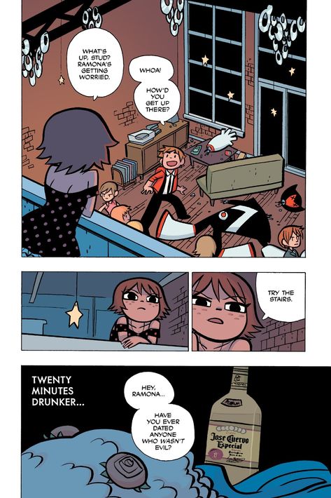 Bryan Lee O Malley, Scott Pilgrim Comic, Bryan Lee, Ramona Flowers, Scott Pilgrim Vs. The World, Alice And Wonderland Quotes, Comic Layout, Wonderland Quotes, Read Comics Online