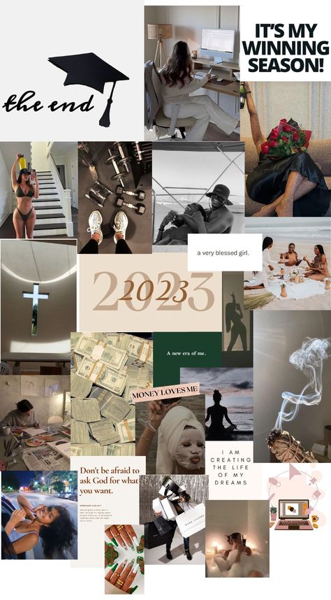 Graduation, fitness, health, money, love. Happiness, God, spirt, self love, work, school. 6 Months Vision Board, 6 Month Vision Board, Monthly Vision Board, 2023 Vision Board, Visual Board, Aesthetic Lifestyle, 2023 Vision, Planner Bullet Journal, Self Improvement