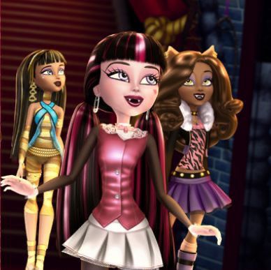 Clawdeen Draculaura Cleo, Cleo Draculaura And Clawdeen, Best Cartoon Trios, Cleo And Draculaura Monster High, Monster High Matching Icons For 3, Best Trio Cartoon, Monster High Trio Pfp, Iconic Trios Movies, Trio Movie Characters