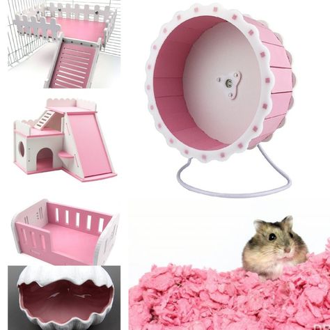 Pink themed hamster, gerbil & mice cage inspiration Although I'd use an aquarium and tank topper Kawaii Hamster Cage, Pink Rat Cage, Pink Hamster Cage Theme, Pink Hamster Cage, Hamster Enclosure Ideas, Hamster Diy Cage, Robo Hamster, Hamster Enclosure, Hamster Cage Ideas