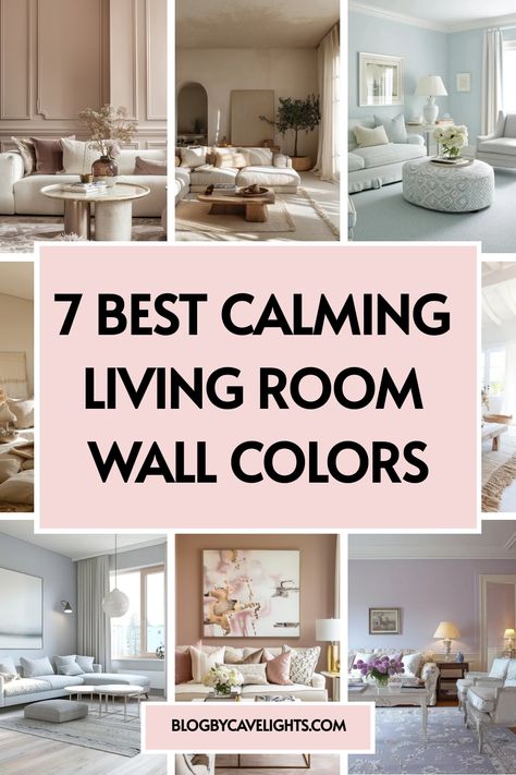 Create a calming atmosphere in your home with these 7 tranquil calm living room decor color schemes. Perfect for any style, these colors will help you achieve a harmonious and relaxing environment. Tap into our article for living room inspiration and start transforming your space today. 🛋️💙 #LivingRoomFurnitureIdeas #CalmLivingRoomColors #InteriorDecor Light Colored Decor Living Rooms, Best Neutral Living Room Colors, Calming Interior Color Palette, Living Room Behr Paint Color Ideas, Cozy Color Schemes For The Home, Lounge Room Wall Colours, Modern Farmhouse Wall Colors Living Room, Mid Century Modern Living Room Wall Color, Big Living Room Paint Color Ideas