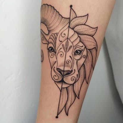 Ma Tattoo, Ram Tattoo, Glyph Tattoo, Horoscope Tattoos, Capricorn Tattoo, Virgo Tattoo, Mom Tattoo Designs, Aries And Leo, Taurus Tattoos