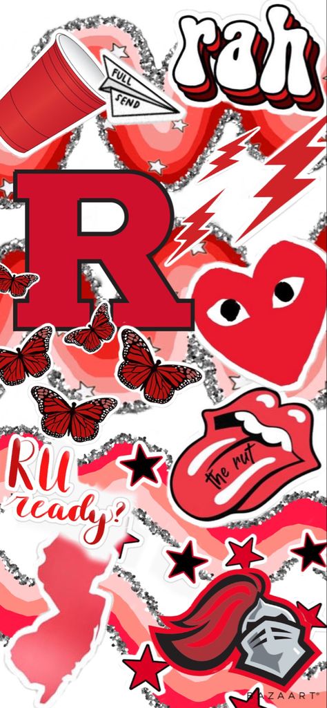 College wallpaper (Rutgers) #college #wallpapers #rutgers #trendy Rutgers Aesthetic, Rutgers University Aesthetic, Color Markers Art, College Wallpaper, College Wall Art, College Poster, College Walls, Rutgers University, Iphone Wallpaper Vsco