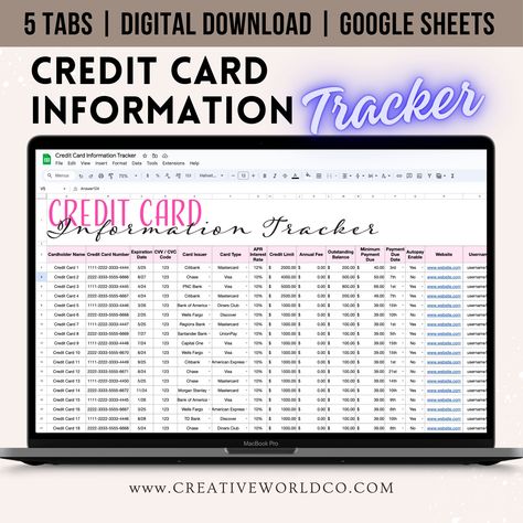 Real Working Credit Card Numbers, Credit Card Tracker, Virtual Credit Card, Visa Card Numbers, Credit Card Hacks, Paying Off Credit Cards, Finance Organization, Card Templates Free, Business Checks