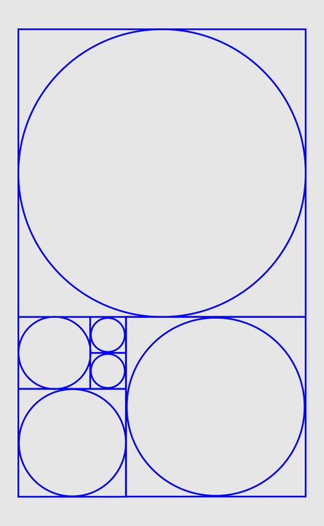 Golden Ratio by ozant Golden Ratio Graphic Design, Golden Ratio Art, Fibonacci Art, Golden Ratio In Design, Golden Section, Color Design Inspiration, Fibonacci Spiral, Geometric Design Art, Sacred Geometry Art