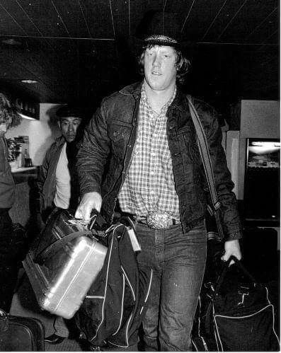 David Von Erich hits the road Von Erich Family, Von Erich, Cm Punk, The Claw, February 9, At The Airport, Pro Wrestling, The Road, Wrestling