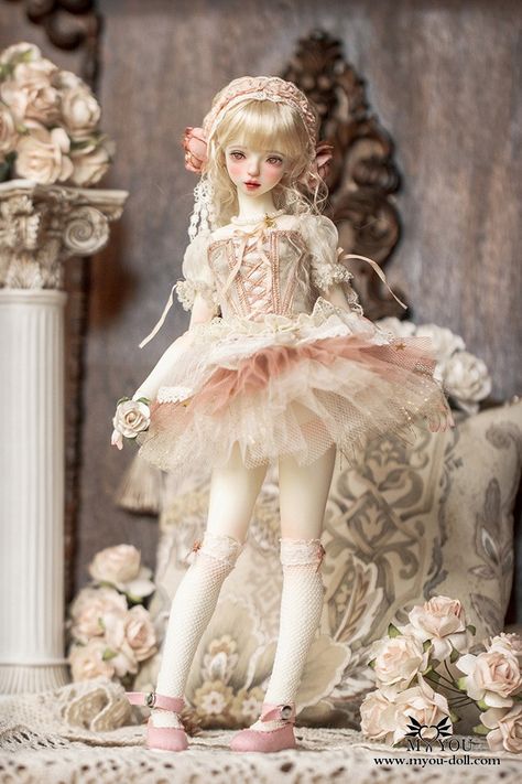 Gina, 28cm MYOU Doll Girl - BJD, BJD Doll, Ball Jointed Dolls - Alice's Collections Ooak Bjd Doll, Doll Poses, Bjd Dress, Dolls Aesthetic, Bjd Shop, Glass Dolls, Fantasy Art Dolls, Doll Outfits, Porcelain Doll