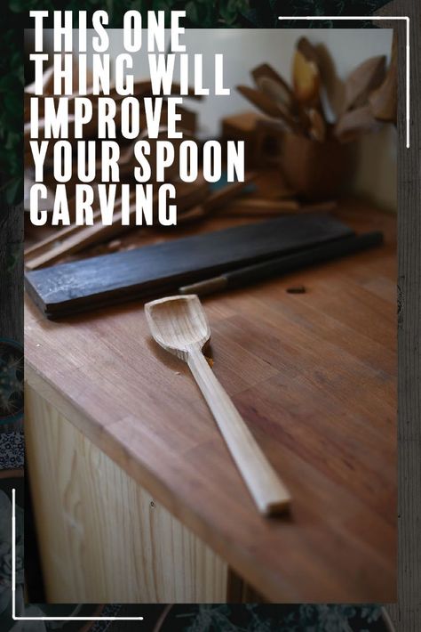 Diy Wooden Spoon Ideas, Making Wooden Spoons, Carving Wooden Spoons, Wood Spoon Carving Patterns, Wooden Spoons Diy, Wood Carving Ideas Beginner, Woodcarving Spoon, Wooden Spoon Diy, Wooden Bowls Diy