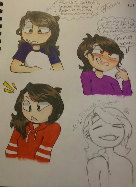 Self doodles. It looks like jaiden from Jaiden animations but yeah :/ Jaden Animations, Jaiden Animations, Drawing Female, Different Art Styles, Amazing Drawings, Fan Art Drawing, Youtube Art, Cartoon Art Styles, Animation Art