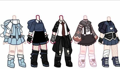 Outfits Ideas For Gacha Club, Cute Outfit Ideas Gacha Club, Đồ Gacha Club Girl, Gacha Club Design Ideas, Character Outfits Gacha Club, Clothes Idea Gacha Club, Gacha Club Anime Characters, Gatcha Character Outfits, Gacha Club Female Outfit Ideas