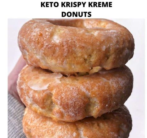 Donut Mix, Galletas Keto, Keto Donuts, Krispy Kreme Donuts, Glazed Donuts, Postre Keto, Monk Fruit, Low Carb Dessert, Keto Dessert Easy