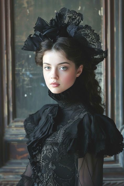 Blonde Goth Aesthetic, Modern Victorian Outfits, Claire Aesthetic, Twisted Circus, Blonde Goth, Carnival Fantasy, Chara Design, Victorian Hairstyles, Goth Hair