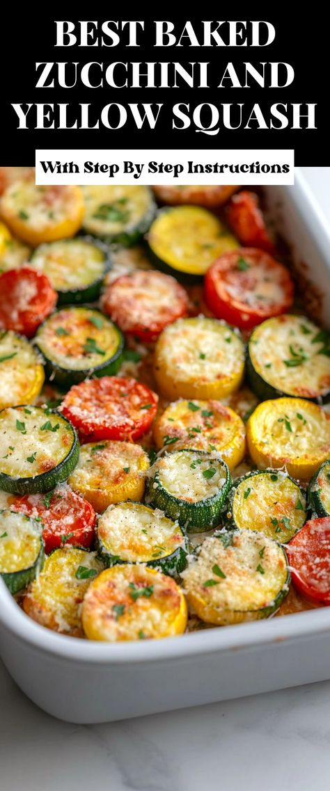 Image for Best Baked Zucchini and Yellow Squash Roasted Zucchini And Yellow Squash, Baked Squash And Zucchini Recipes, Zucchini And Yellow Squash Recipes, Baked Zucchini Recipes, Zucchini And Squash Recipes, Baked Summer Squash, Squash And Zucchini Recipes, Zucchini And Yellow Squash, Zucchini Recipes Baked