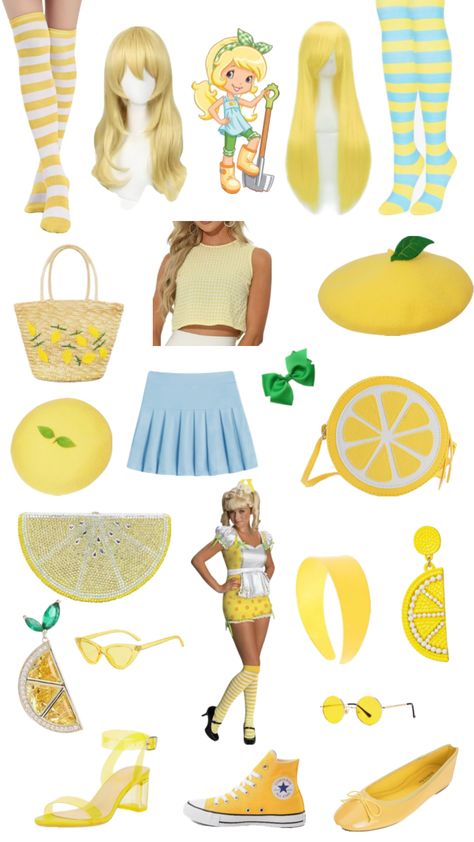 #lemon #strawberryshortcake #lemonmeringue #outfit #costume #coplay #rave #coachella Strawberry Shortcake Outfits, Outfit Costume, Lemon Meringue, Strawberry Shortcake, Day Trip, Halloween Costumes, Lemon, Ballet, How To Wear