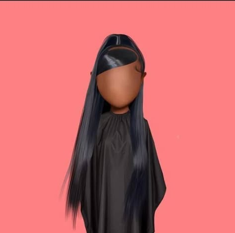 Mannequin Hairstyles Black, Imvu Hair Ideas, Png Wigs, Imvu Wigs, Mannequin Hairstyles, Sleek Ponytail Hairstyles, Frontal Wig Hairstyles, Black Ponytail Hairstyles, Cute Box Braids Hairstyles