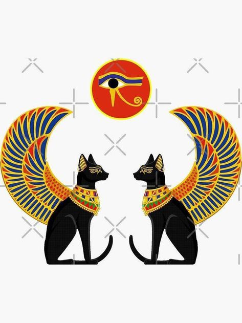 Cat Tattoo Outline, Egyptian Cat Tattoo, Egyptian Design Pattern, Egyptian Cat Tattoos, Egypt Cat, Egyptian Drawings, Egypt Concept Art, Egyptian Motifs, Ancient Egyptian Symbols