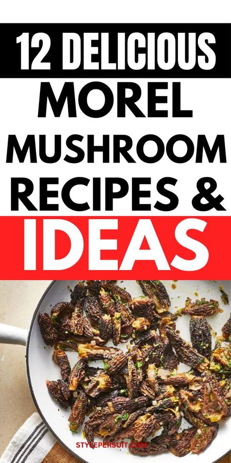 Morel mushrooms, with their distinctive honeycomb appearance and earthy flavor, are a prized ingredient among chefs and home cooks alike. Their unique taste makes them a versatile component in a variety of dishes. Here are ten delicious recipes that highlight the delightful qualities of morel mushrooms: Morel Recipes, Morel Mushroom Recipes, Morel Mushrooms, Creamy Mushroom Soup, Morel Mushroom, Mushroom Risotto, Gourmet Cooking, Taste Made, Mushroom Recipes